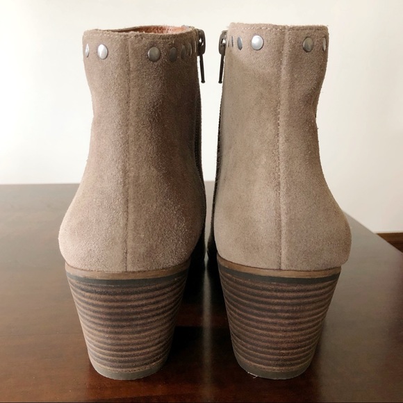 Lucky Brand Linnea Studded Suede Bootie - Picture 4 of 9
